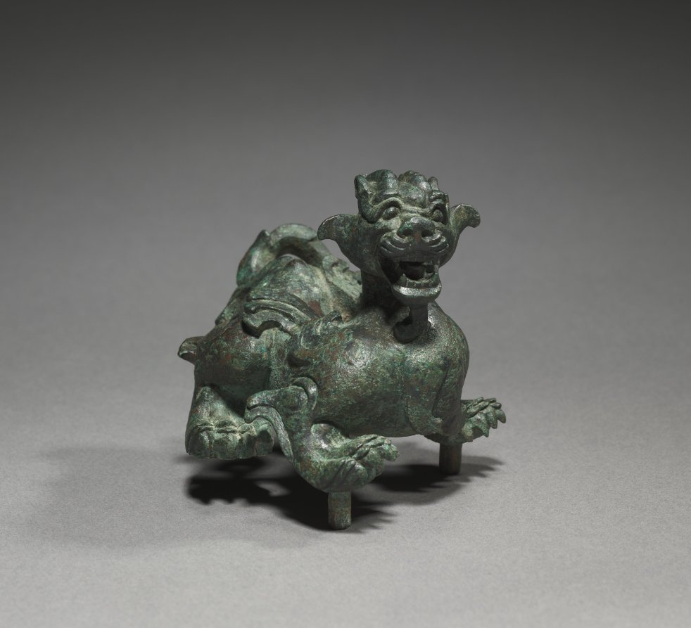 Winged Chimera (Bixie) by Unknown Artist (400), bronze at Cleveland Museum of Art