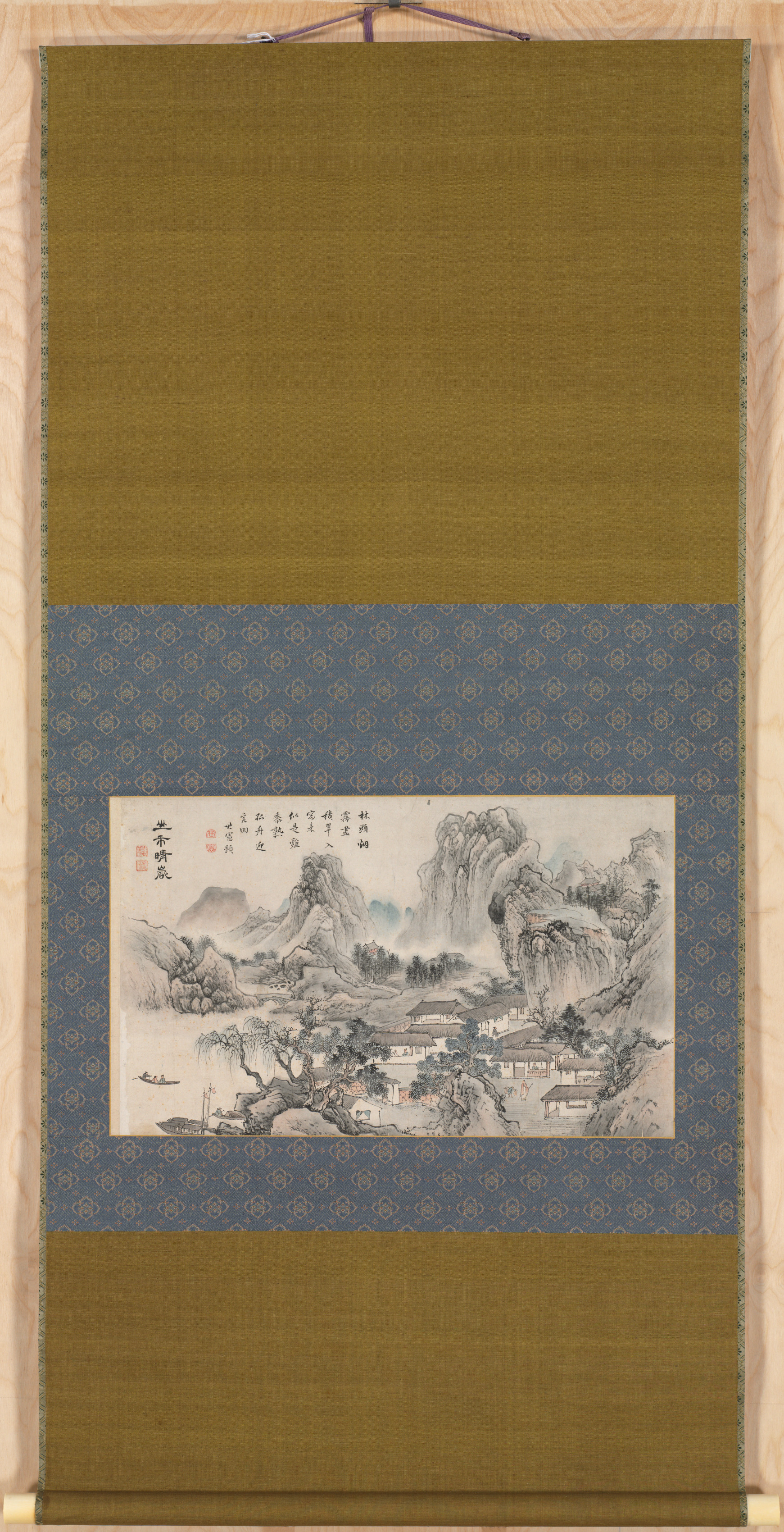 Mountain Market in Clearing Mist, from Eight Views of Xiao-Xiang
