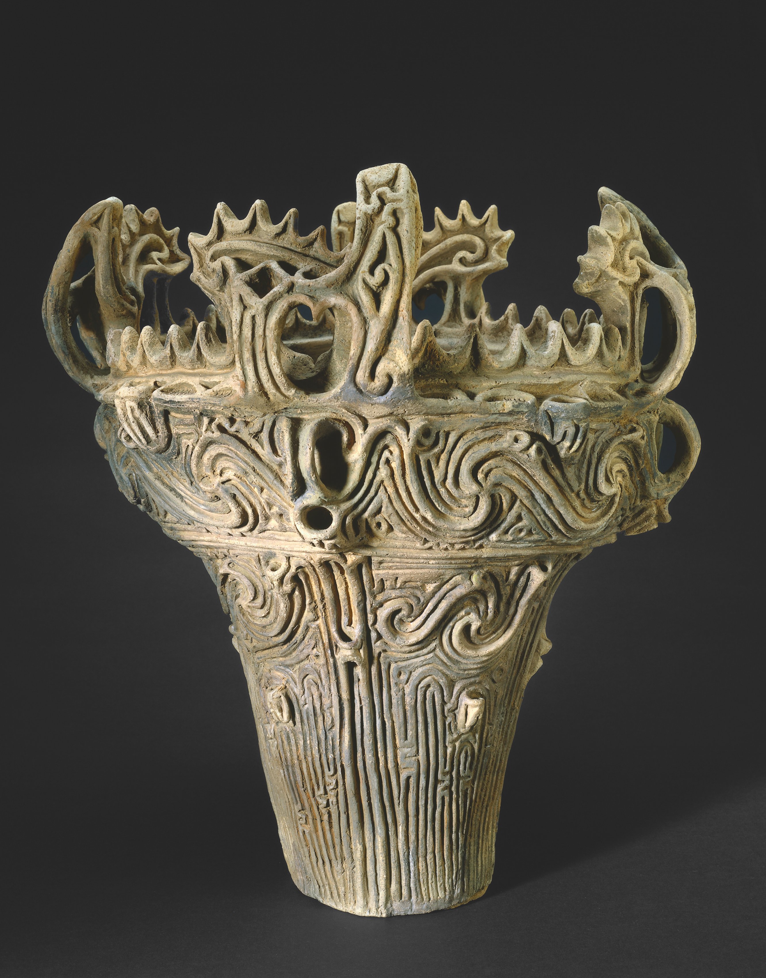 Fire-flame Cooking Vessel (Ka'en Doki) | Cleveland Museum of Art