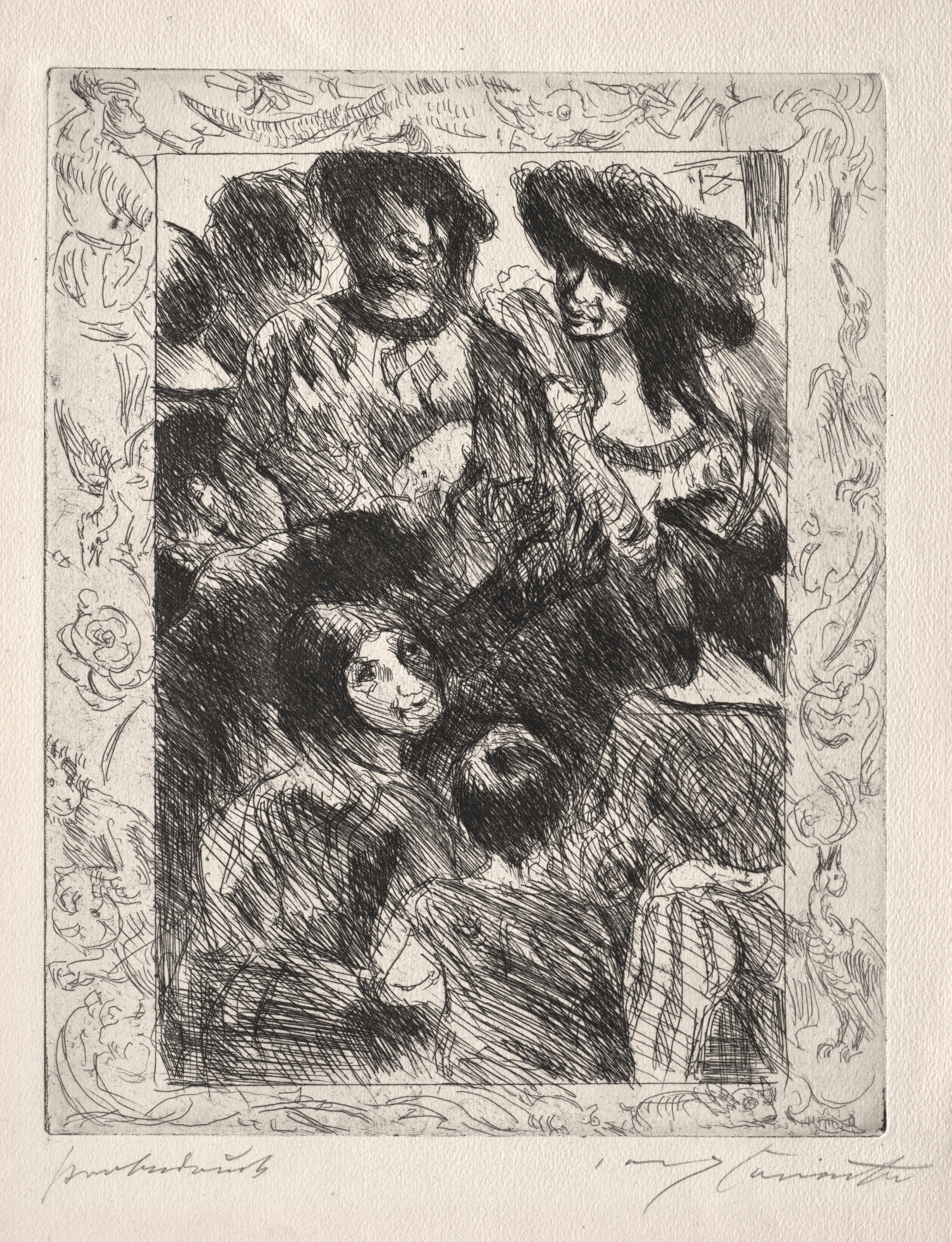 Weislingen and Adelheid:  Illustration for Goetz von Berlichingen