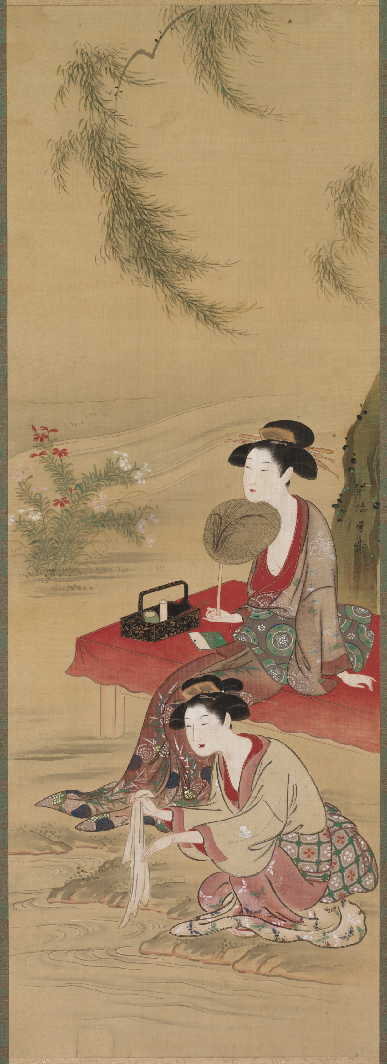 【where?】wood×art syoboオリジナル絵画 Beneath the Willow | Cleveland Museum of Art