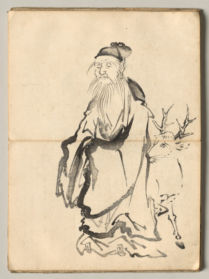 Jurojin from Ōkyo Picture Book