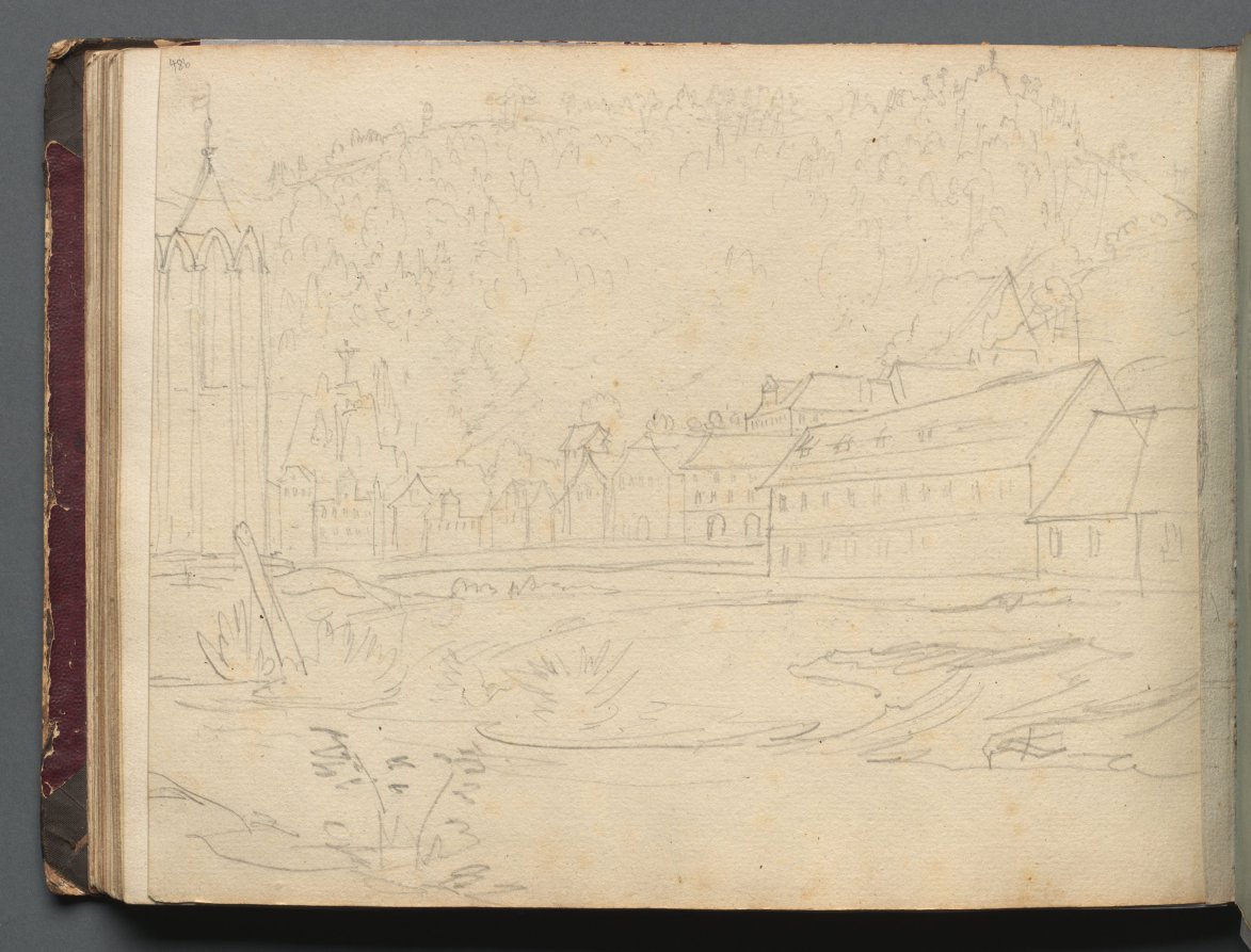 Album with Views of Rome and Surroundings, Landscape Studies, page 48b: Roman Landscape