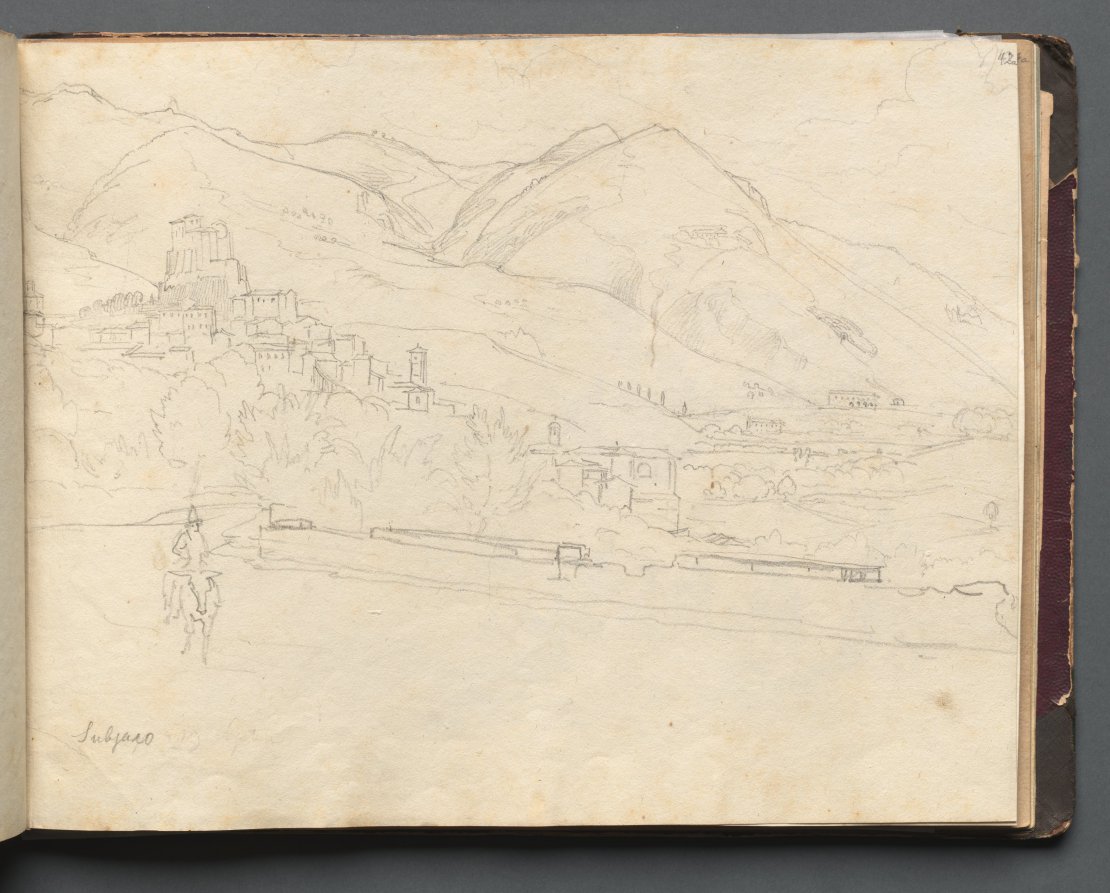Album with Views of Rome and Surroundings, Landscape Studies, page 42a: Roman Landscape