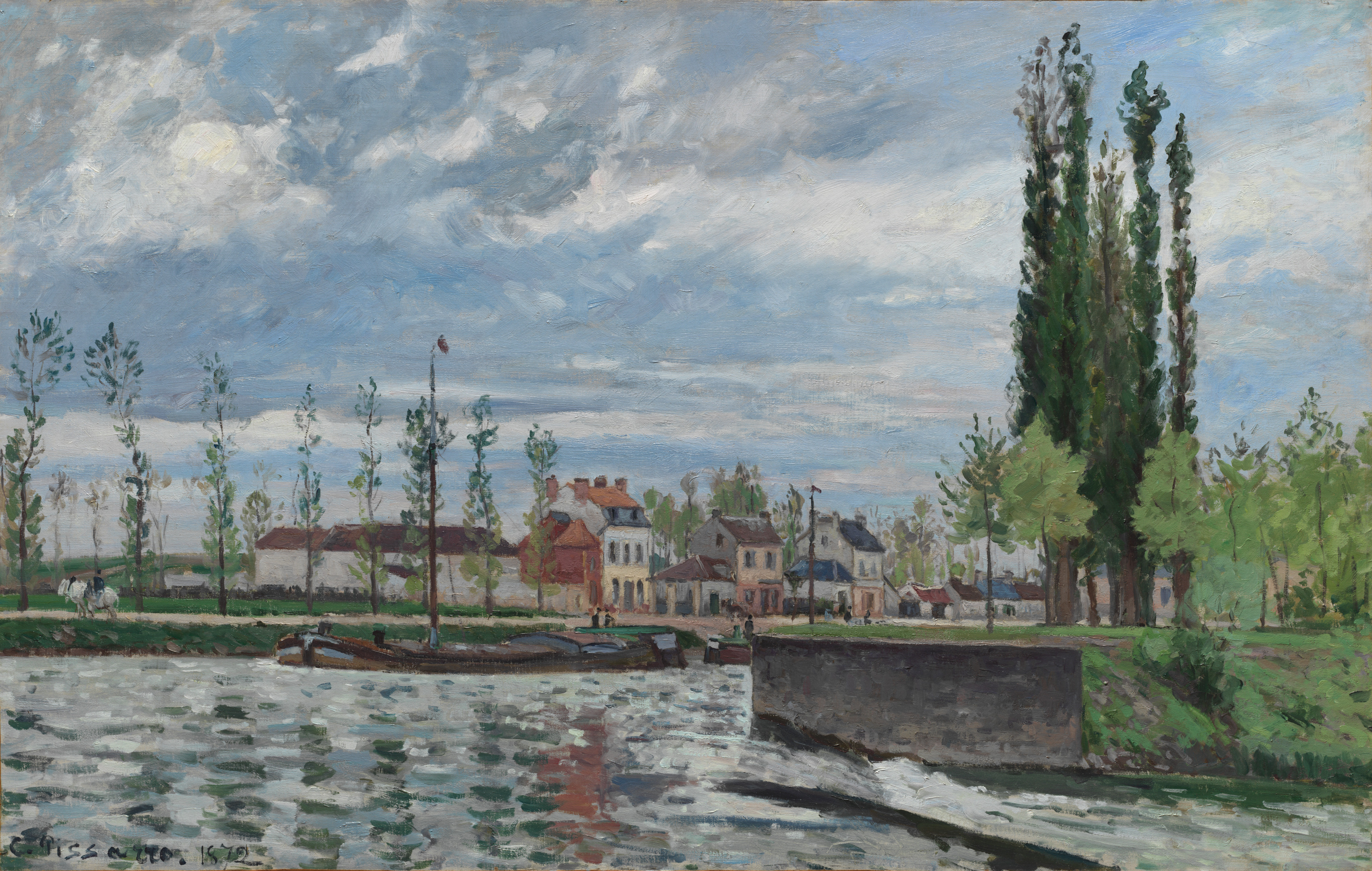 The Lock at Pontoise | Cleveland Museum of Art