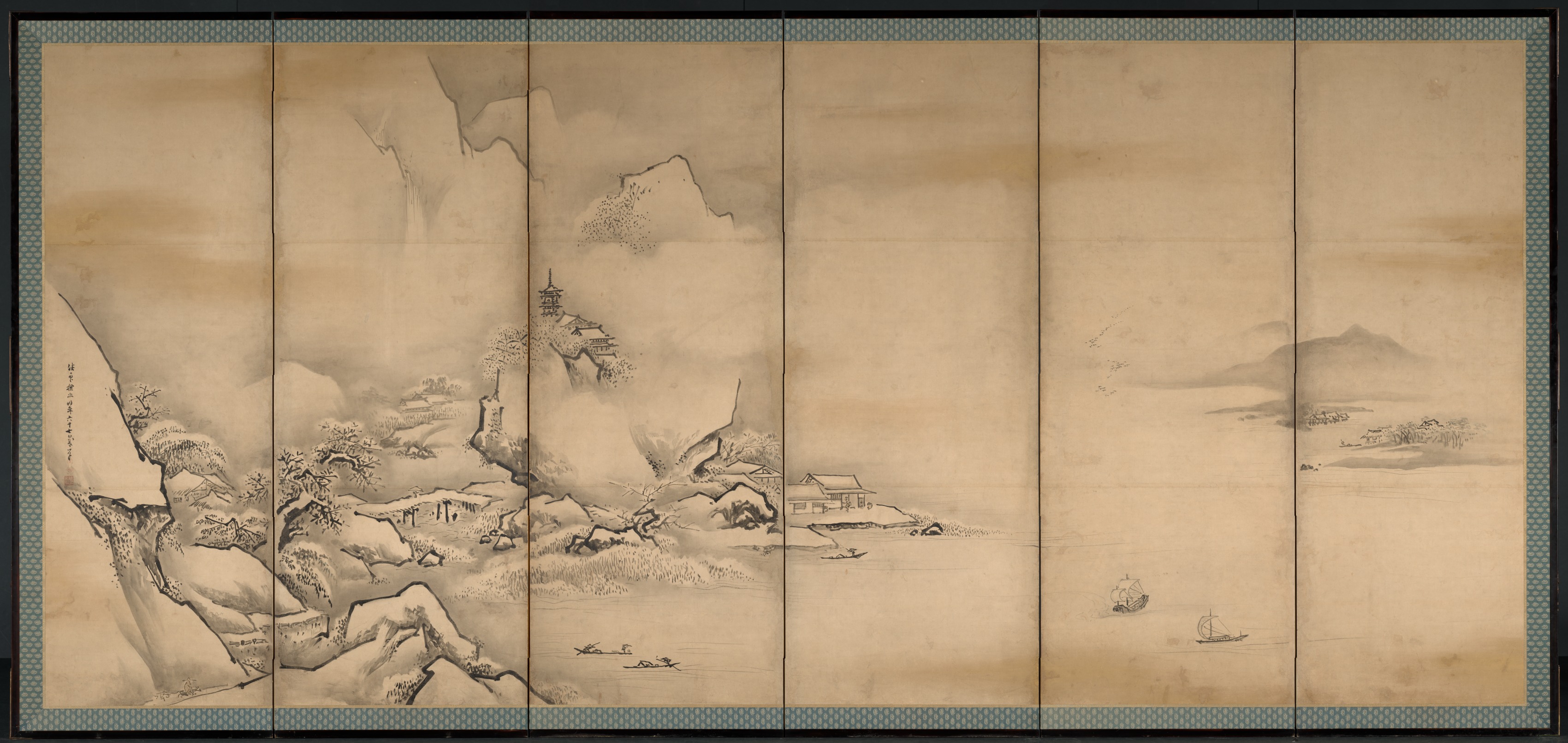 銅版画 : 有地好登／The reflection of four scenes 銅版画 : 有地好登／The reflection of four scenes