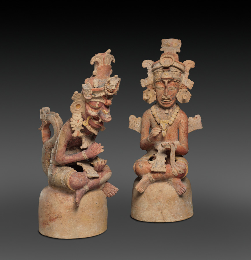 Two Artisans by Unknown Artist (250), earthenware with colored slips at Cleveland Museum of Art