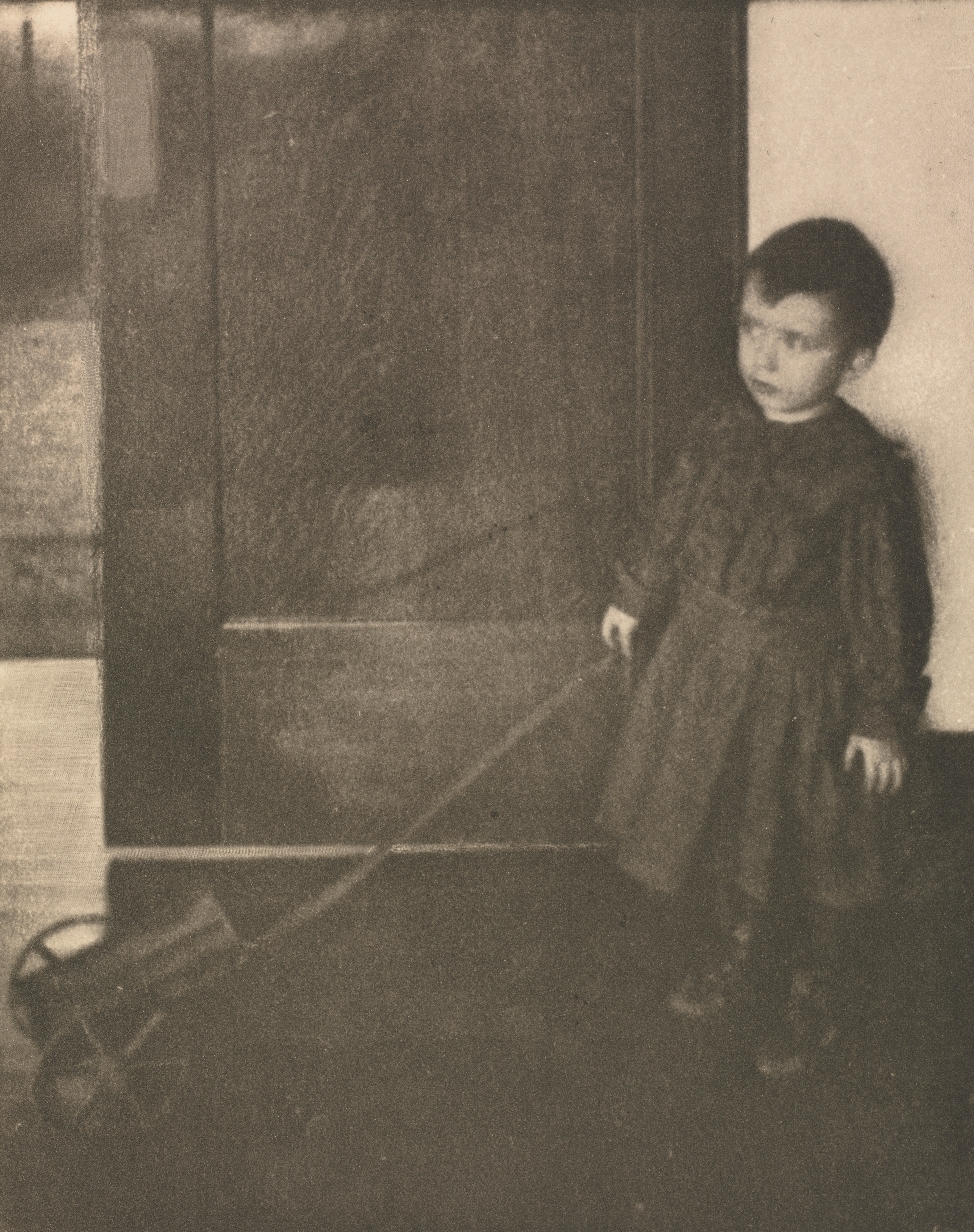 Camera Work: Boy with Wagon