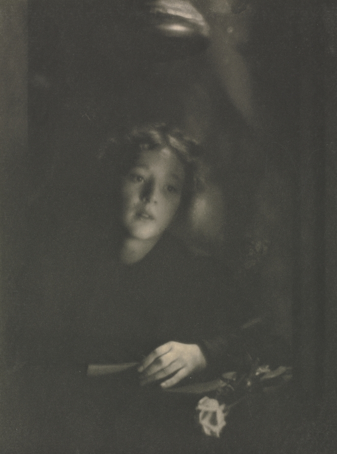 Camera Work: Girl with Rose