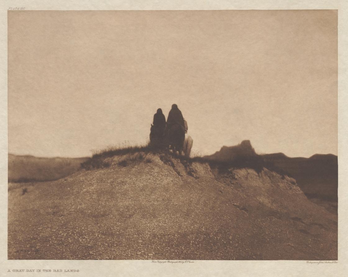 Portfolio III, Plate 86 / A Gray Day in the Bad Lands