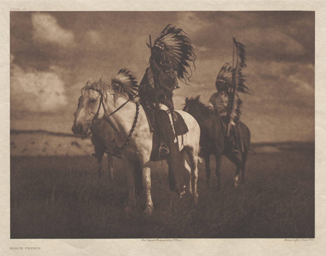 Portfolio III, Plate 79: Sioux Chiefs