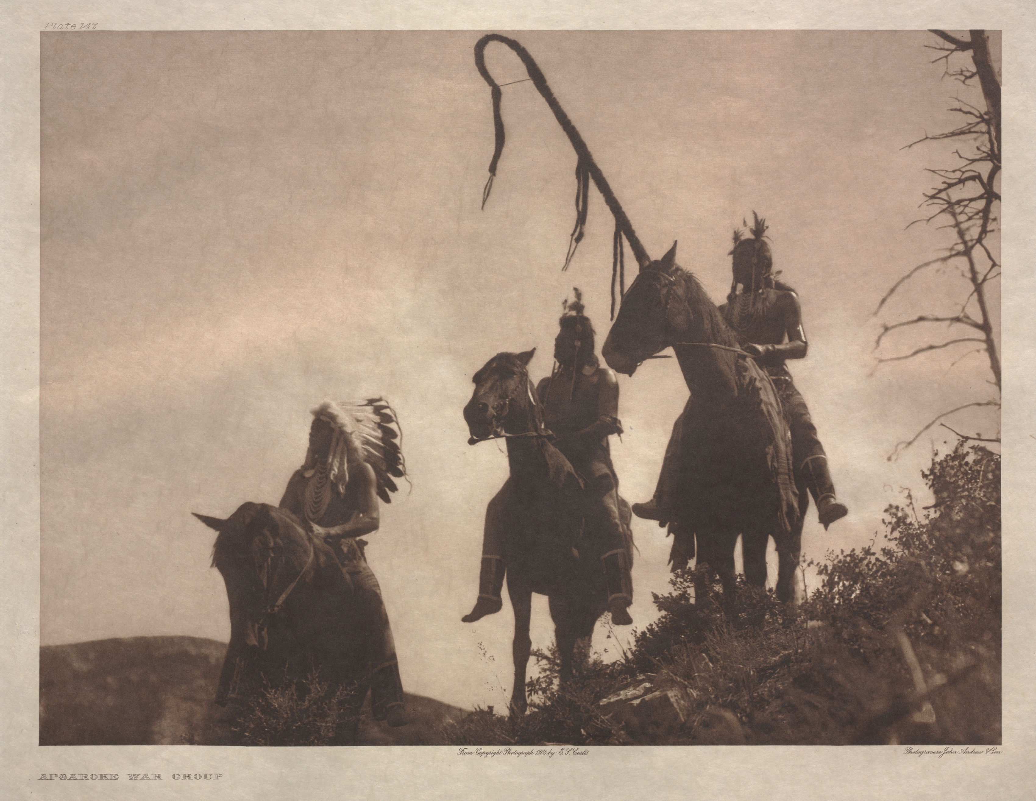 Portfolio IV, Plate 147: Apsaroke War Group