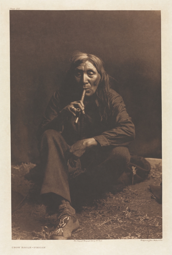 Portfolio VI, Plate 201: Crow Eagle--Piegan