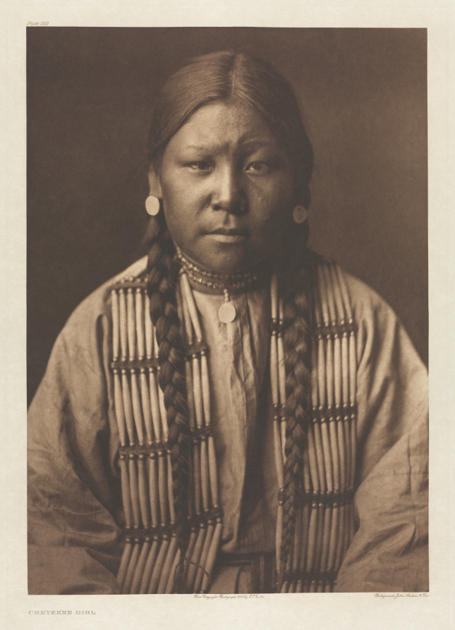 Portfolio VI, Plate 212: Cheyenne Girl