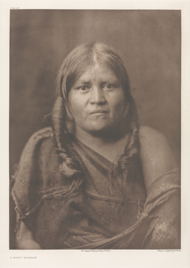 Portfolio XII, Plate 411: A Hopi Woman