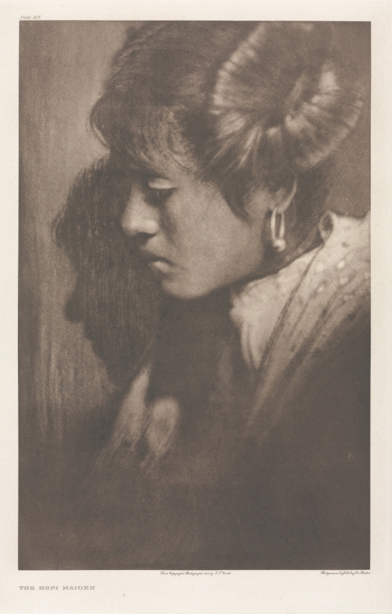Portfolio XII, Plate 412: The Hopi Maiden