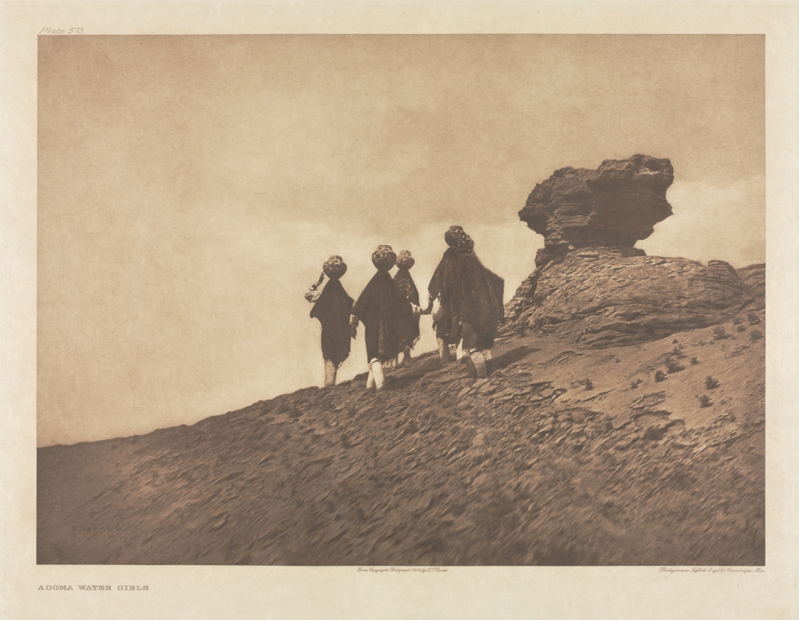 Portfolio XVI, Plate 573: Acoma Water Girls
