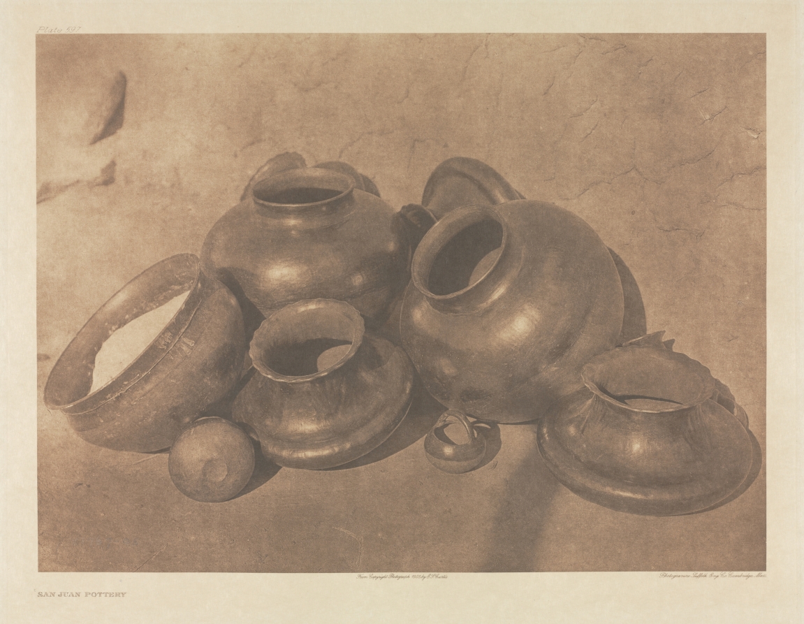Portfolio XVII, Plate 597: San Juan Pottery