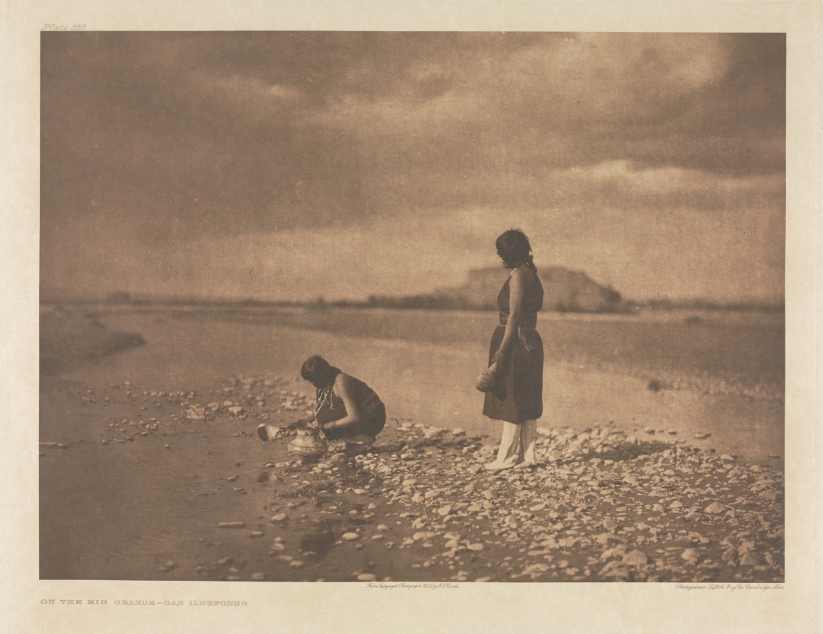 Portfolio XVII, Plate 583: On the Rio Grande - San Ildefonso