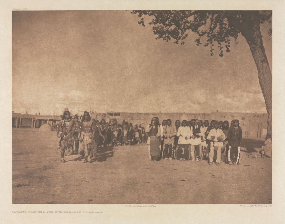 Portfolio XVII, Plate 588: Tablita Dancers and Singers - San Ildefonso
