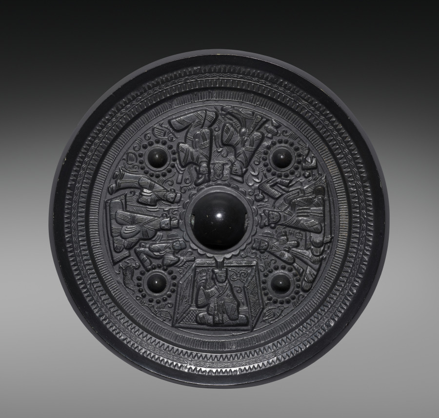 Mirror with Deities and Kings