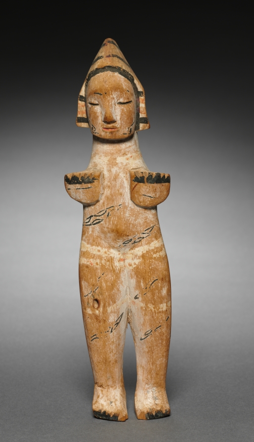 Doll by Unknown Artist (1900), Wood, kaolin, and paint at Cleveland Museum of Art