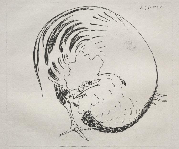 The High-Fired Service: Rooster (counterproof)