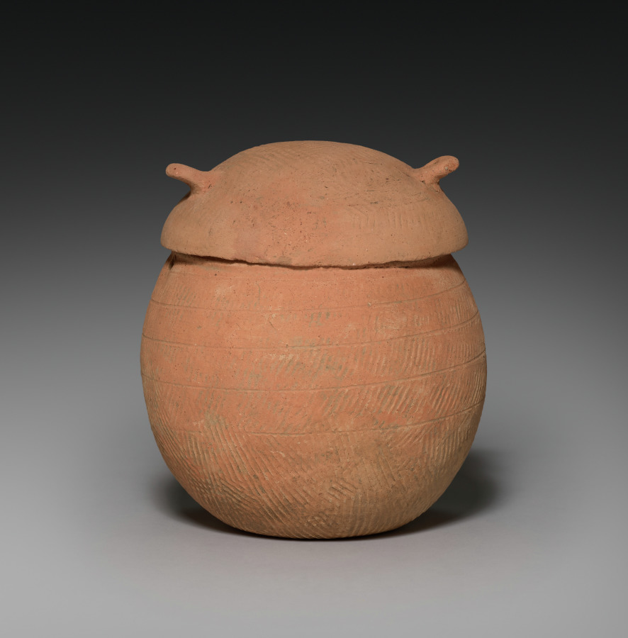 Lidded Vessel with Loop Handles