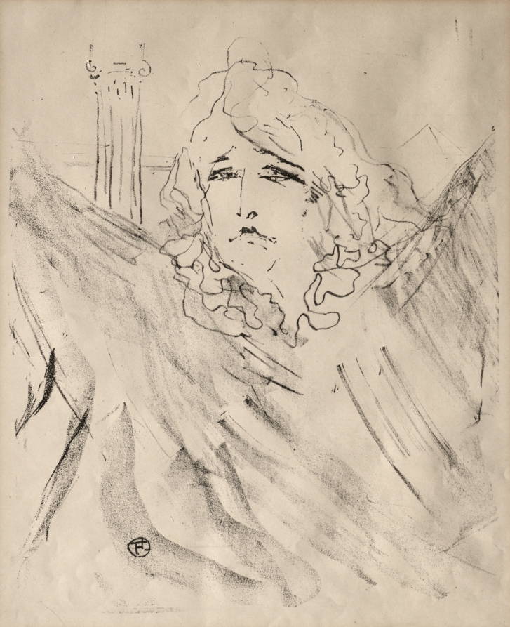 Portraits of Actors and Actresses: Thirteen Lithographs: Sarah Bernhardt