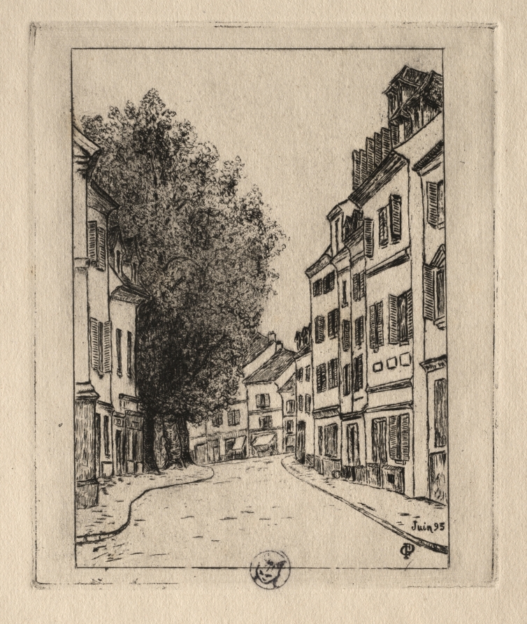 Six Etchings: Notre Dame, Pontoise