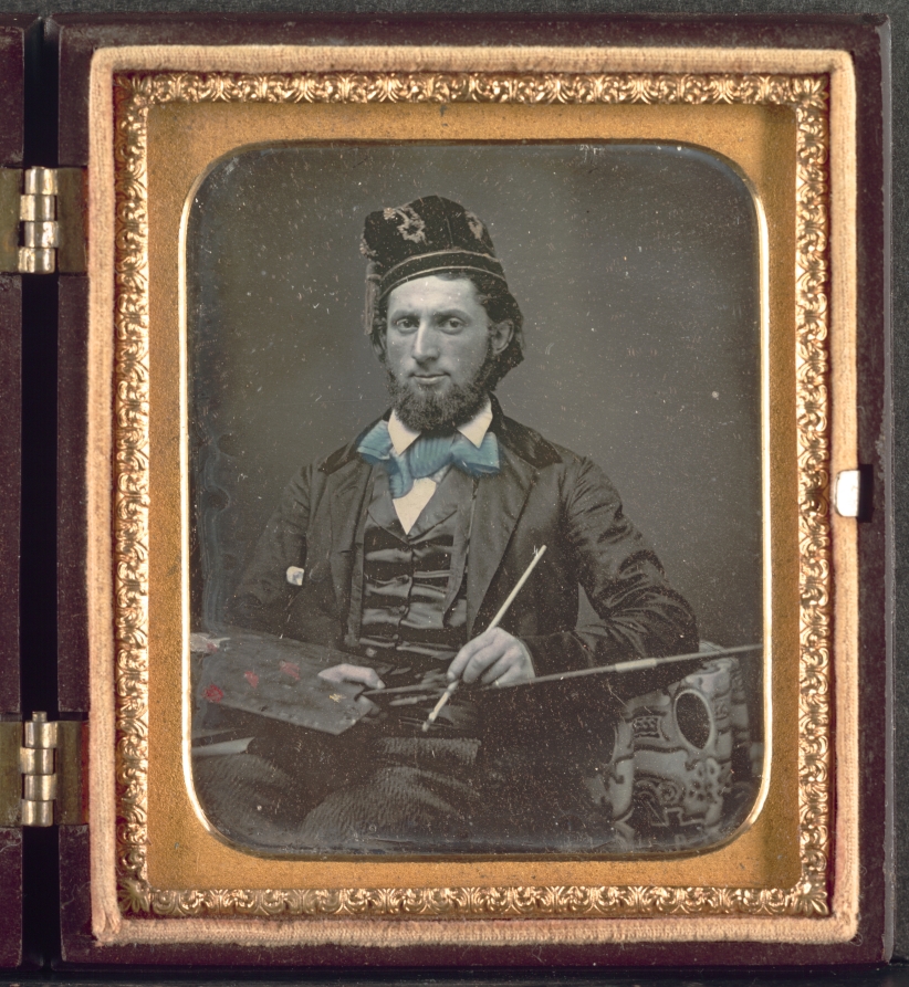 Artist with His Palette and Brushes