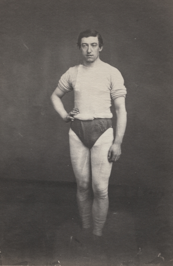 Young Man in Athletic Outfit
