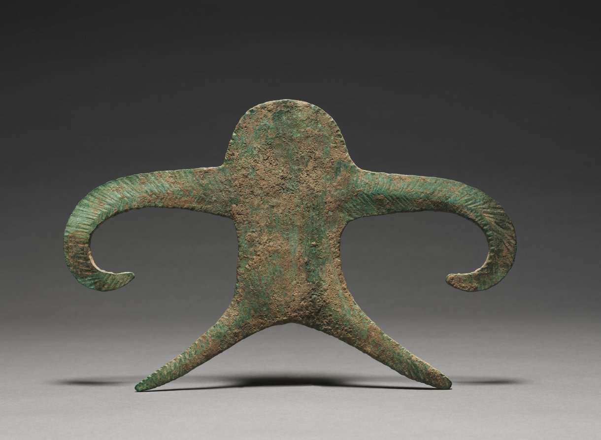 Anthropomorph by Unknown Artist (-1500), copper at Cleveland Museum of Art