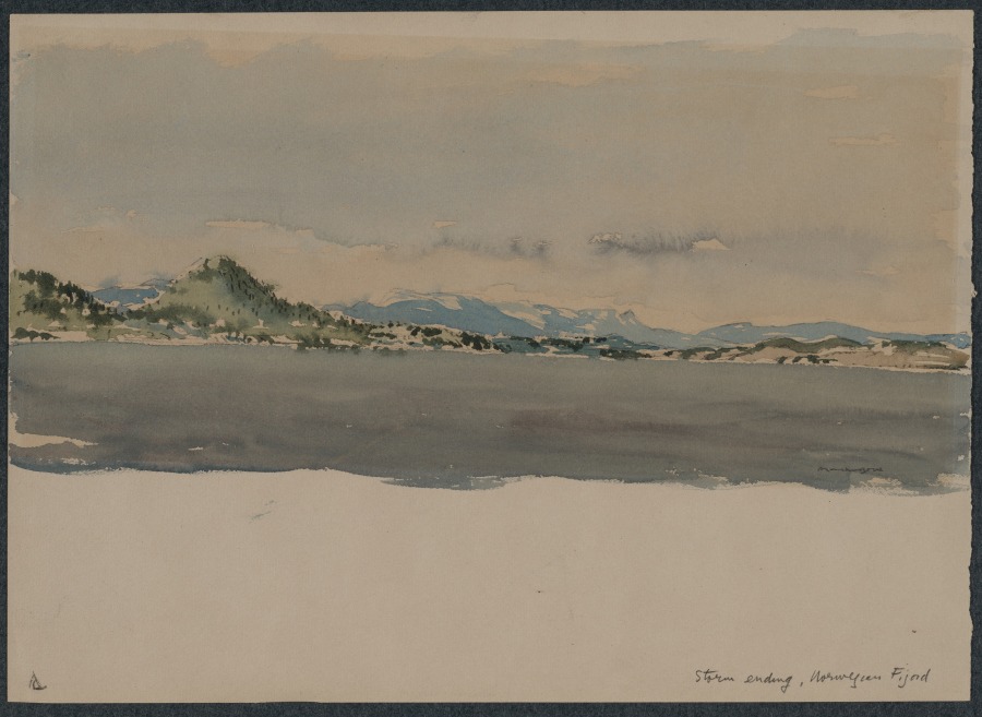 Storm Ending, Norwegian Fijord 