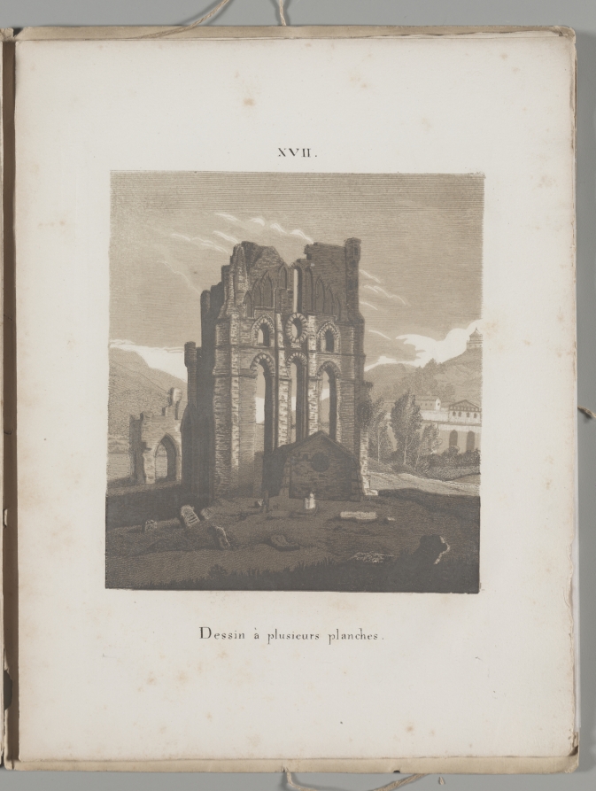 Art of the Lithograph: Italian Church Ruin, Plate XVII