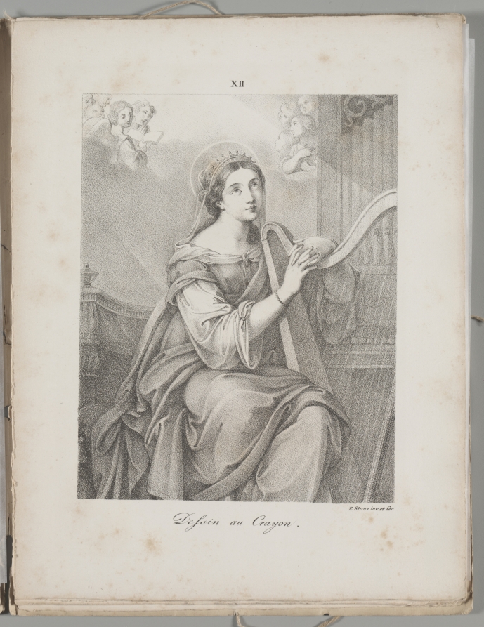 Art of the Lithograph: Saint Cecily, Plate XII 