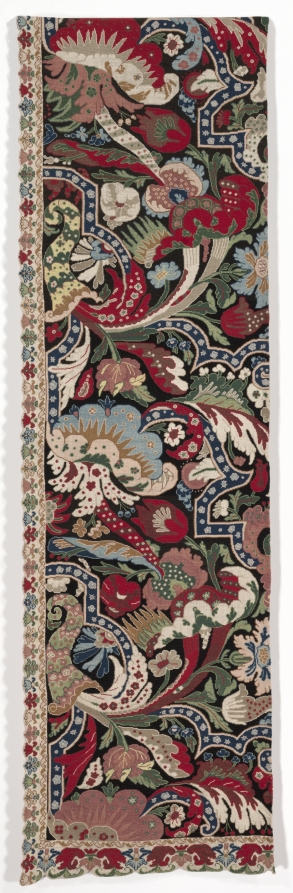 Needlework Bed Hanging in the Bizarre style (left half)