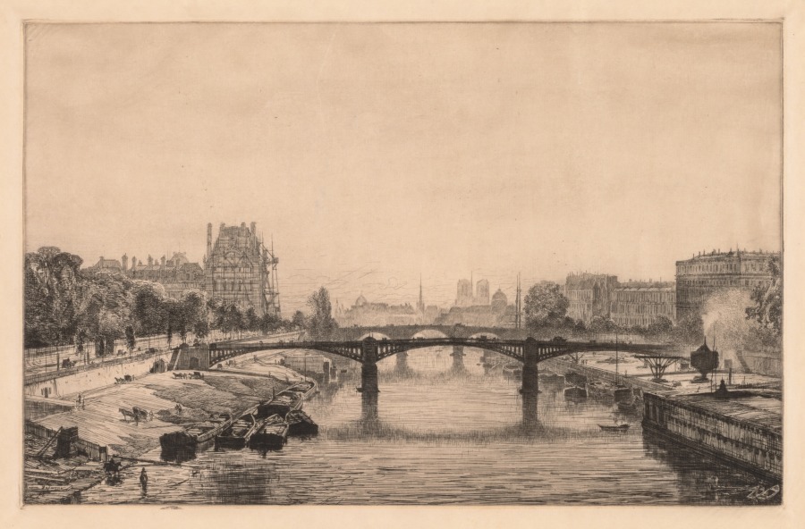 Paris, View from the Concorde Bridge