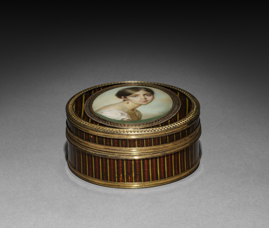 Snuff Box with a Portrait of a Young Woman