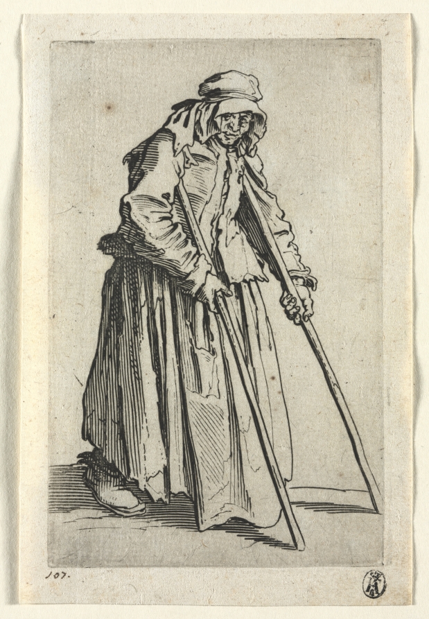 The Beggars: Beggar Woman on Crutches 