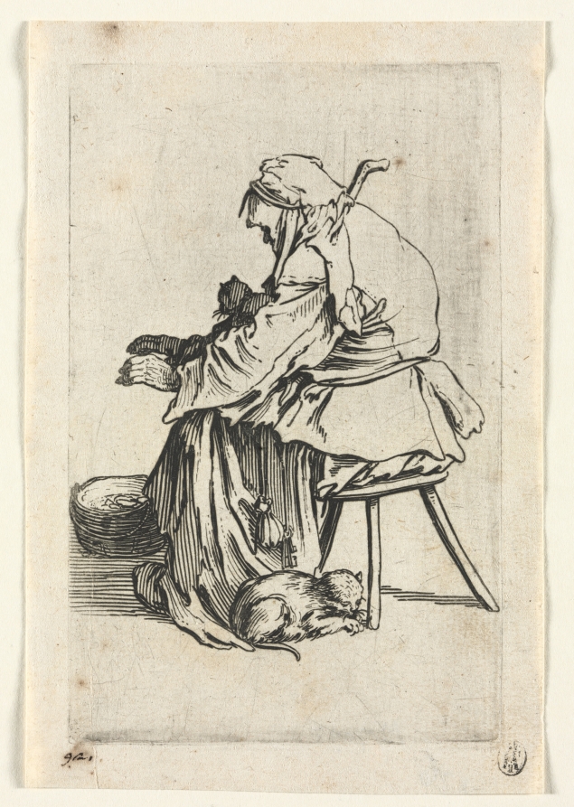 The Beggars: Old Woman and Cats 