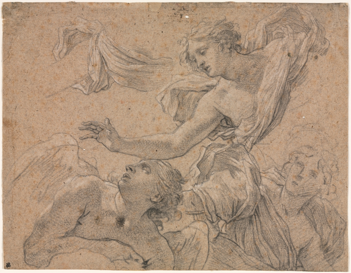 Studies of Angels (recto)