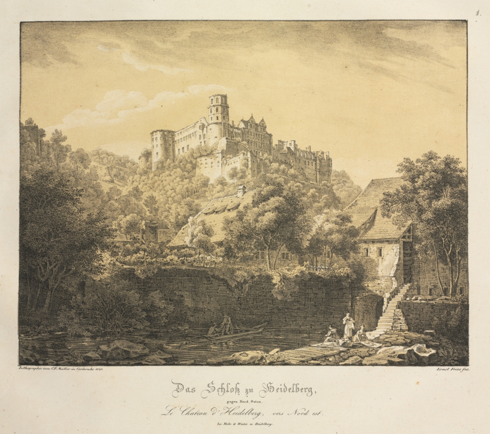 Six Views of Heidelberg Castle: Eastward