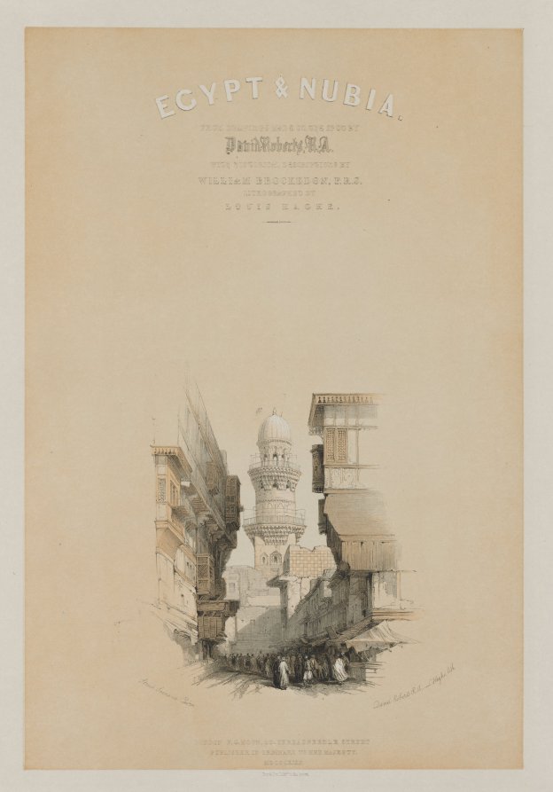 Egypt and Nubia, Volume I: Title Page