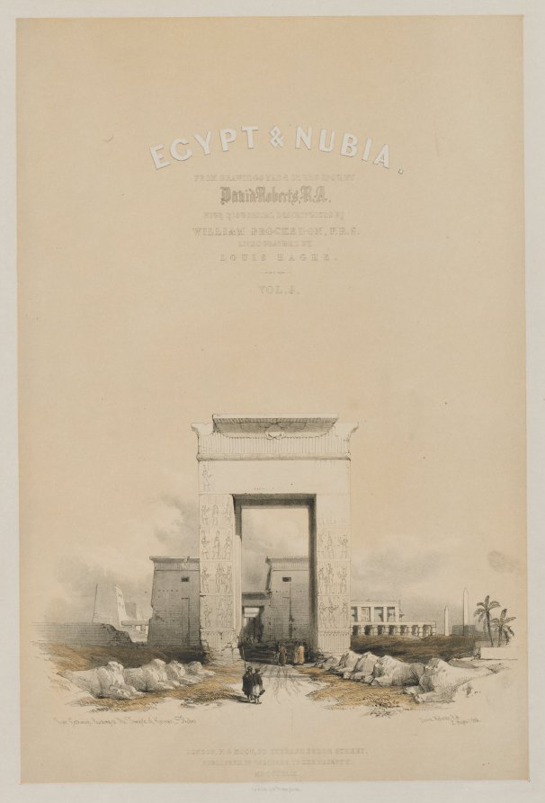Egypt and Nubia: Frontispiece Volume V