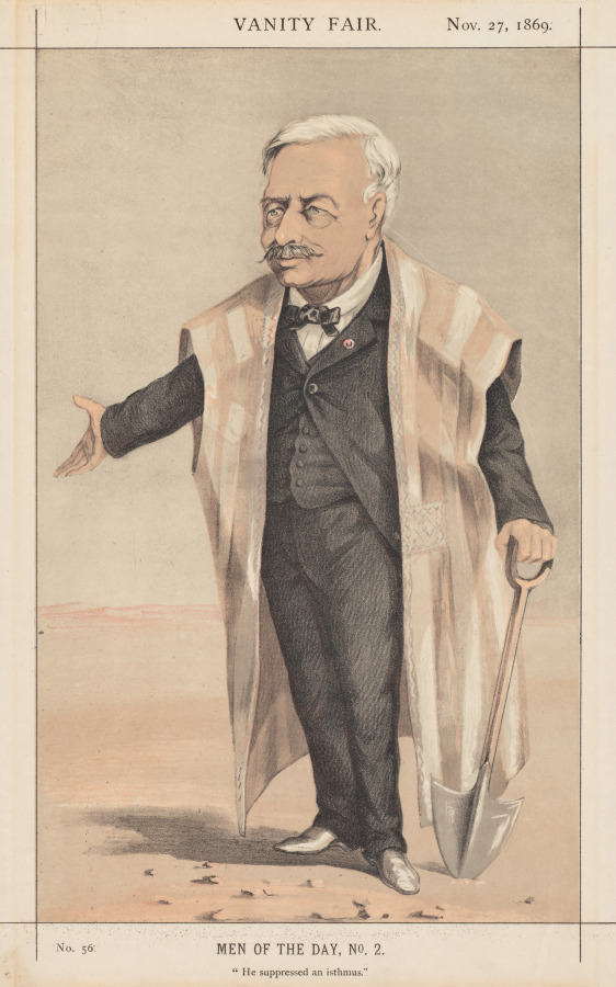 Vanity Fair: Men of the Day, No. 2 "He suppressed an isthmus"