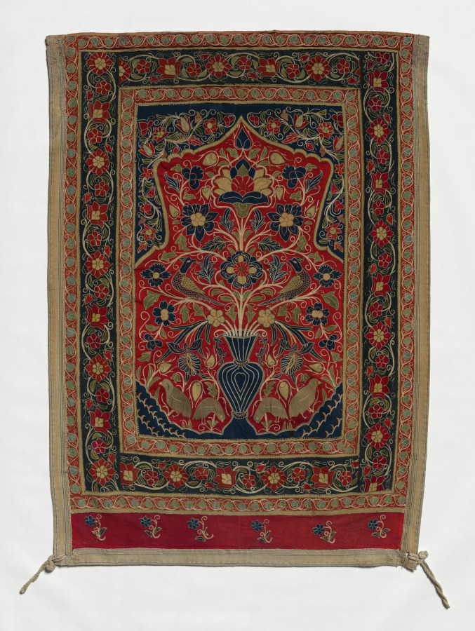 Royal Round Tent made for Muhammad Shah (wall panel with one design unit)