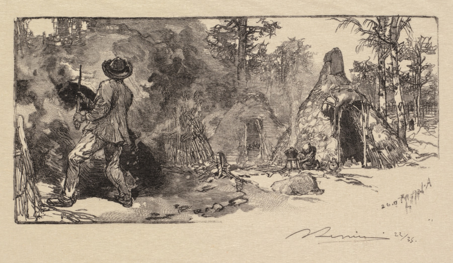 Fontainebleau Forest: Coalmen (La Forêt de Fontainebleau: Les Charbonniers)
