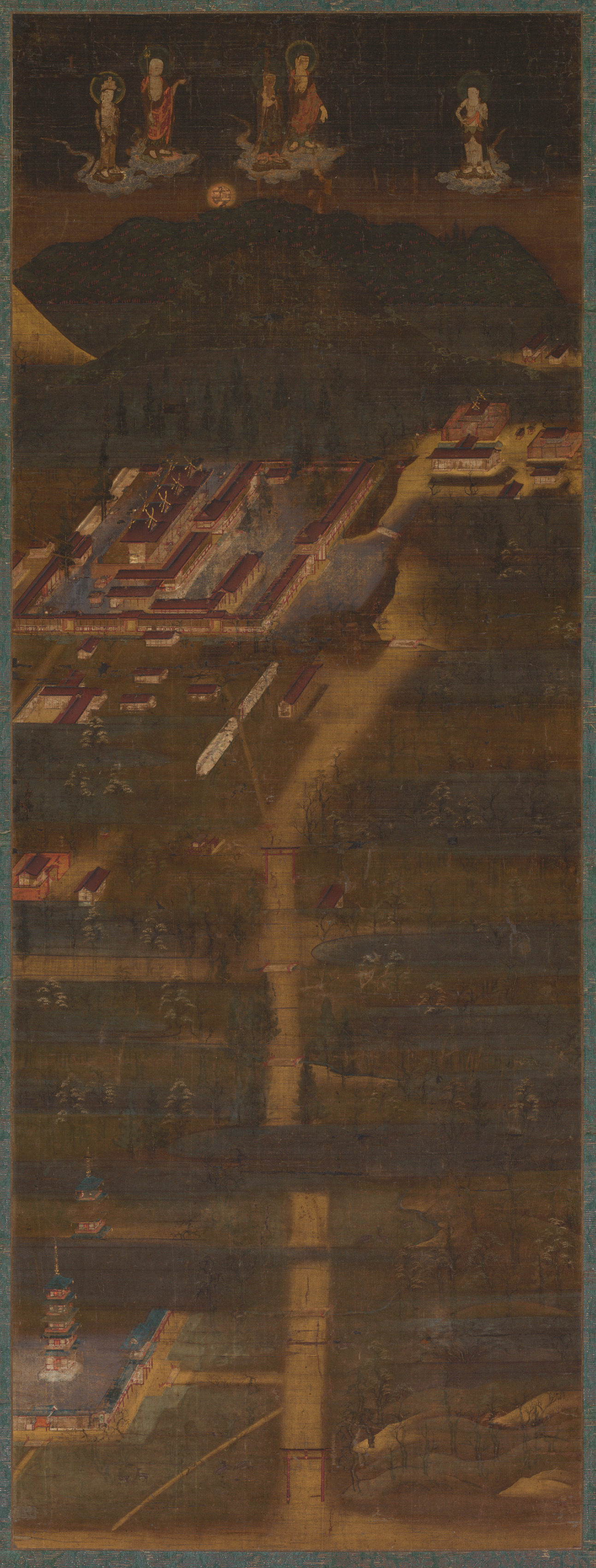 版画　救道神　Etsunosuke Kasuga 版画 救道神 Etsunosuke Kasuga