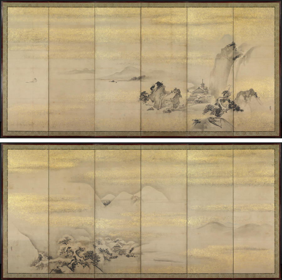 Summer and Winter Landscapes - Kano Naonobu (Japanese, 1607-1650 ...